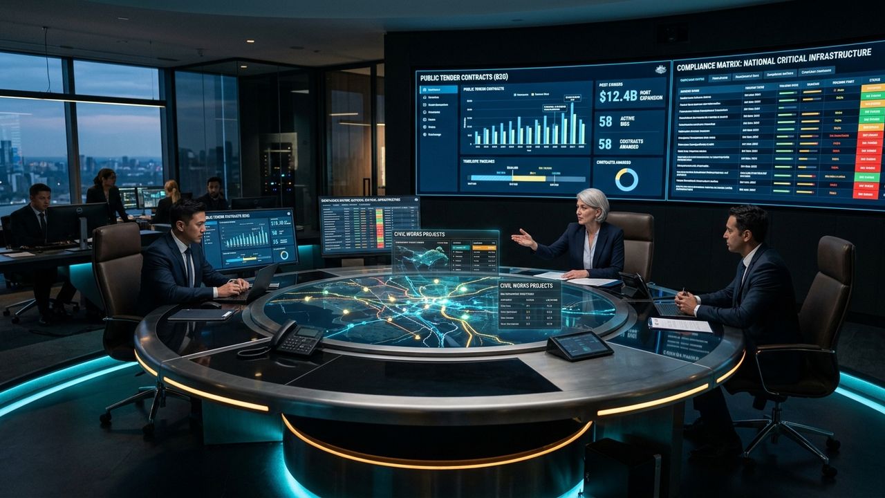 B2G Governance and Law 14.133/2021: 3D Public Tender Monitoring and Risk Mitigation